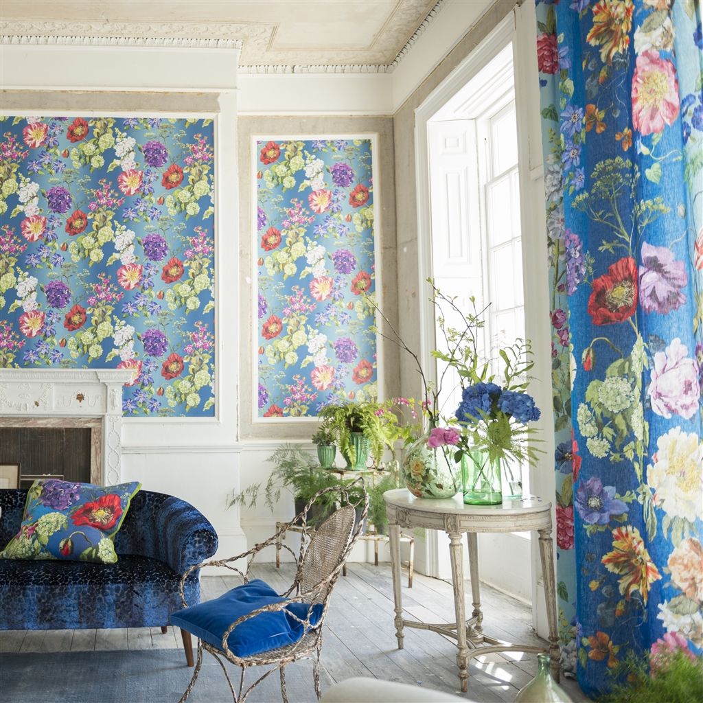 Alexandria - Lapis (The Edit - Flowers Wallpaper Volume I)