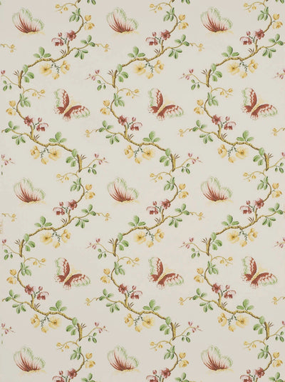 Wallpaper papillons Corail - Dessins Signatures