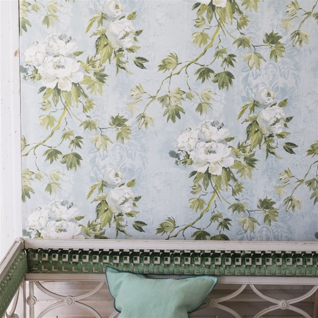 Floreale - Celadon (The Edit - Flowers Wallpaper Volume I)