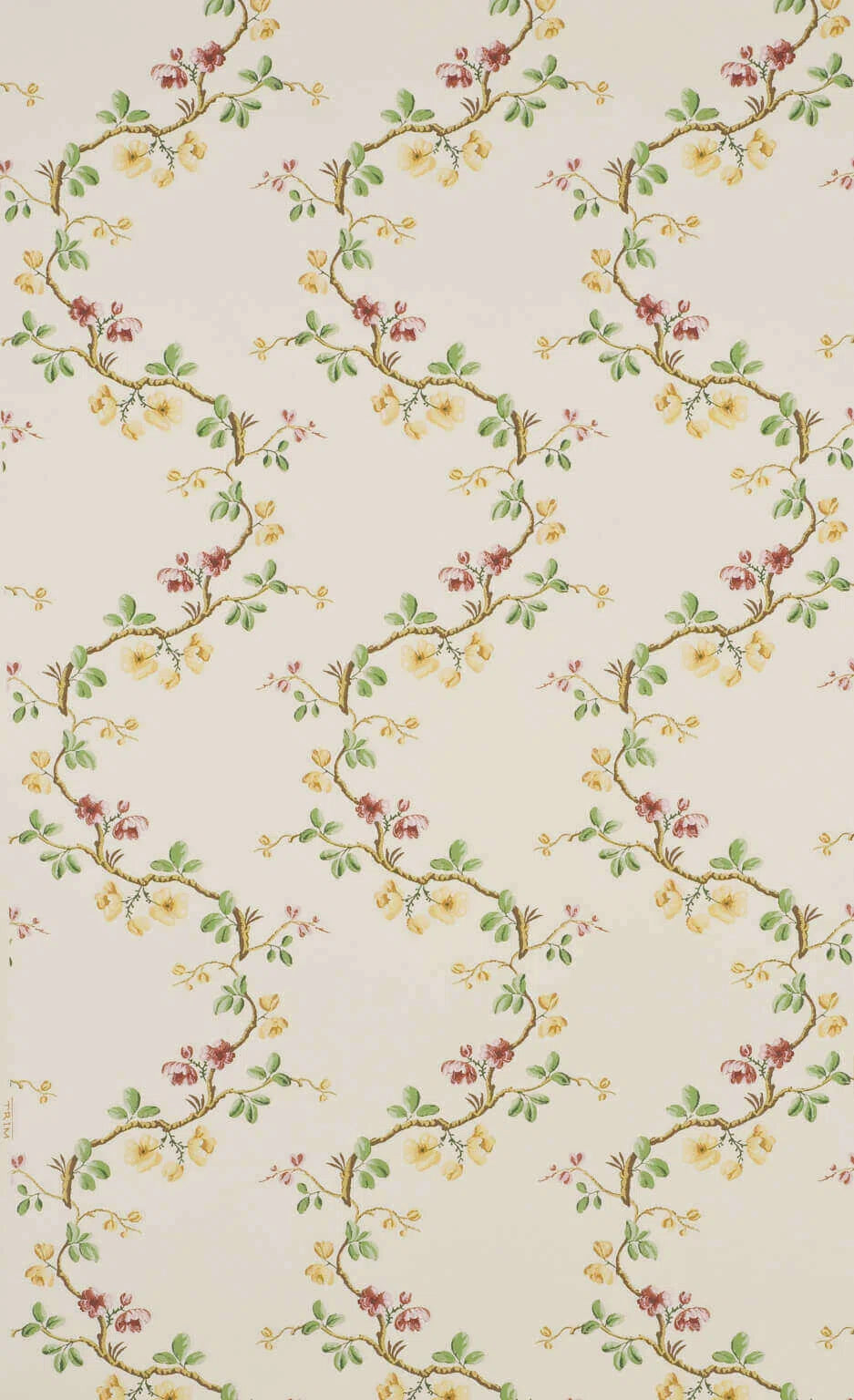 Wallpaper sans papillons Bleu - Dessins Signatures