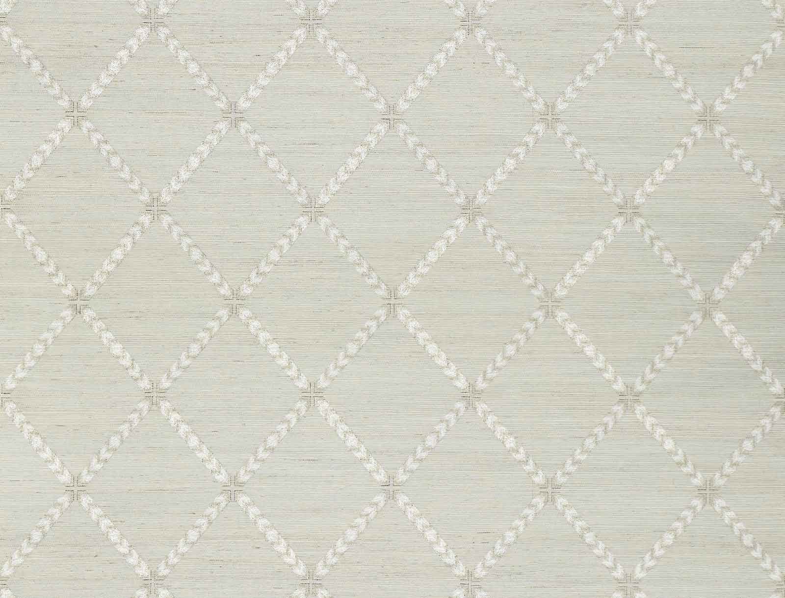 IKAT TRELLIS WALLPAPER (Embellished Wallcovering)