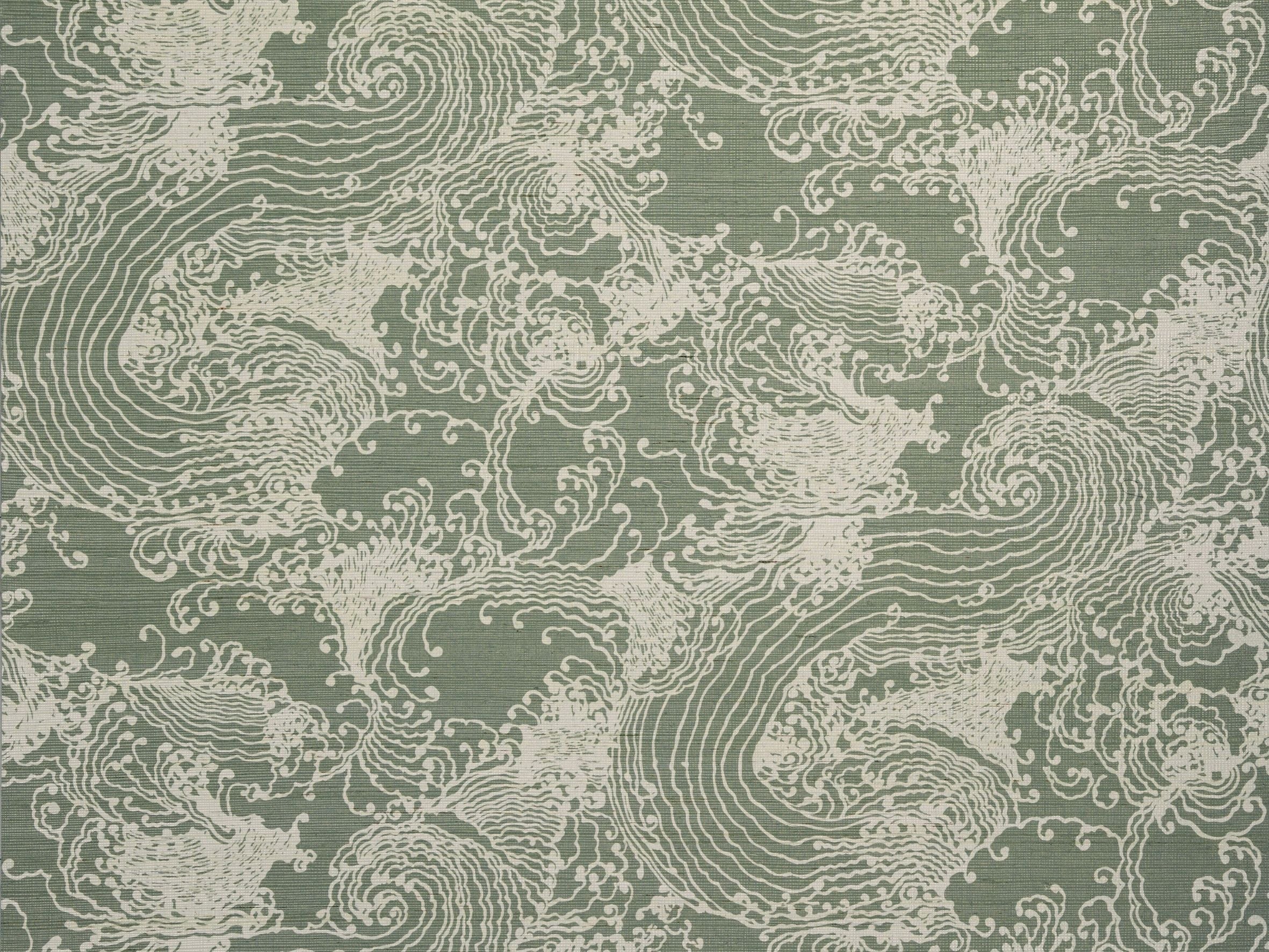 FLOWING WAVES WALLCOVERING (ORIENTAL ODYSSEY WALLCOVERINGS)