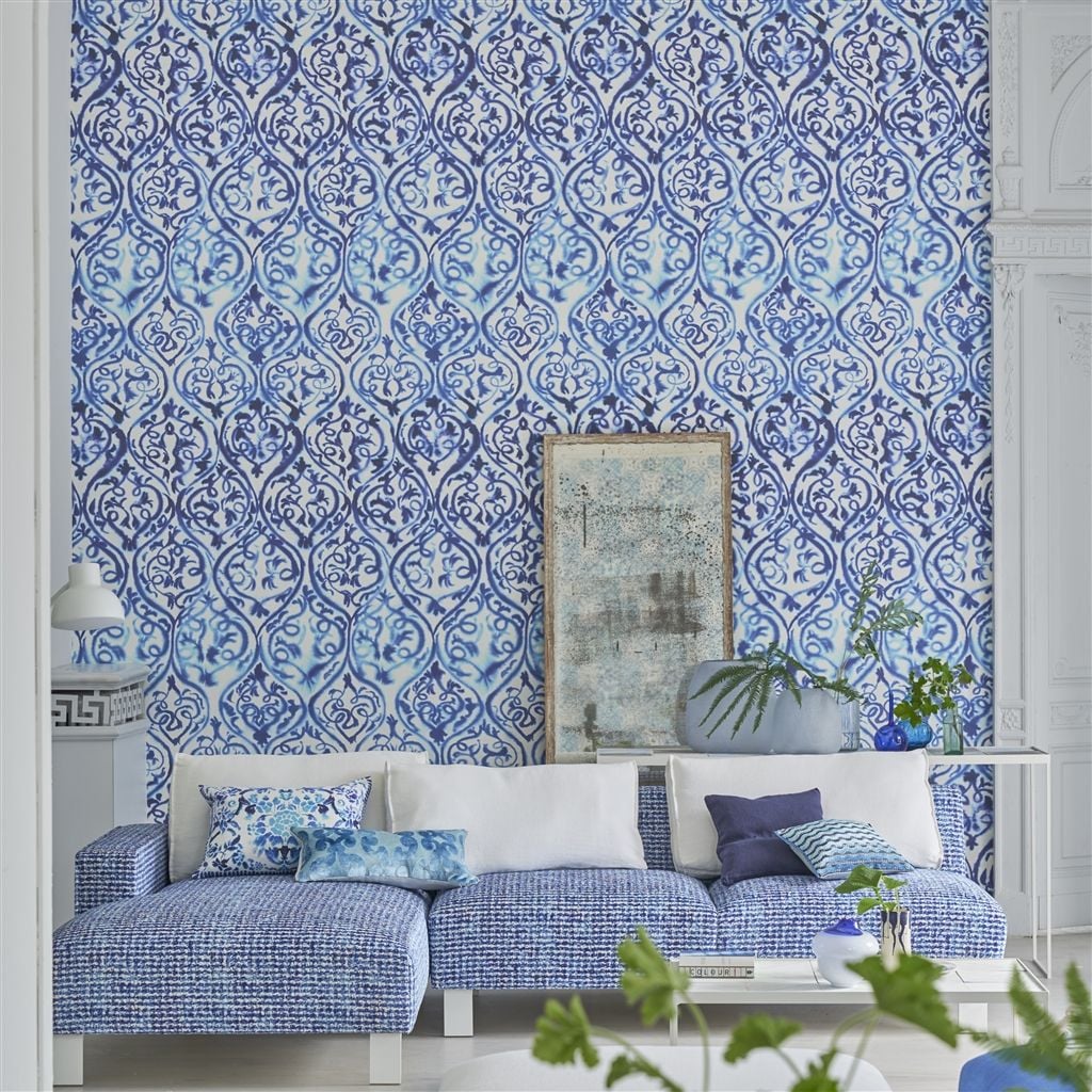 Arabesque Cobalt (Scenes and Murals)