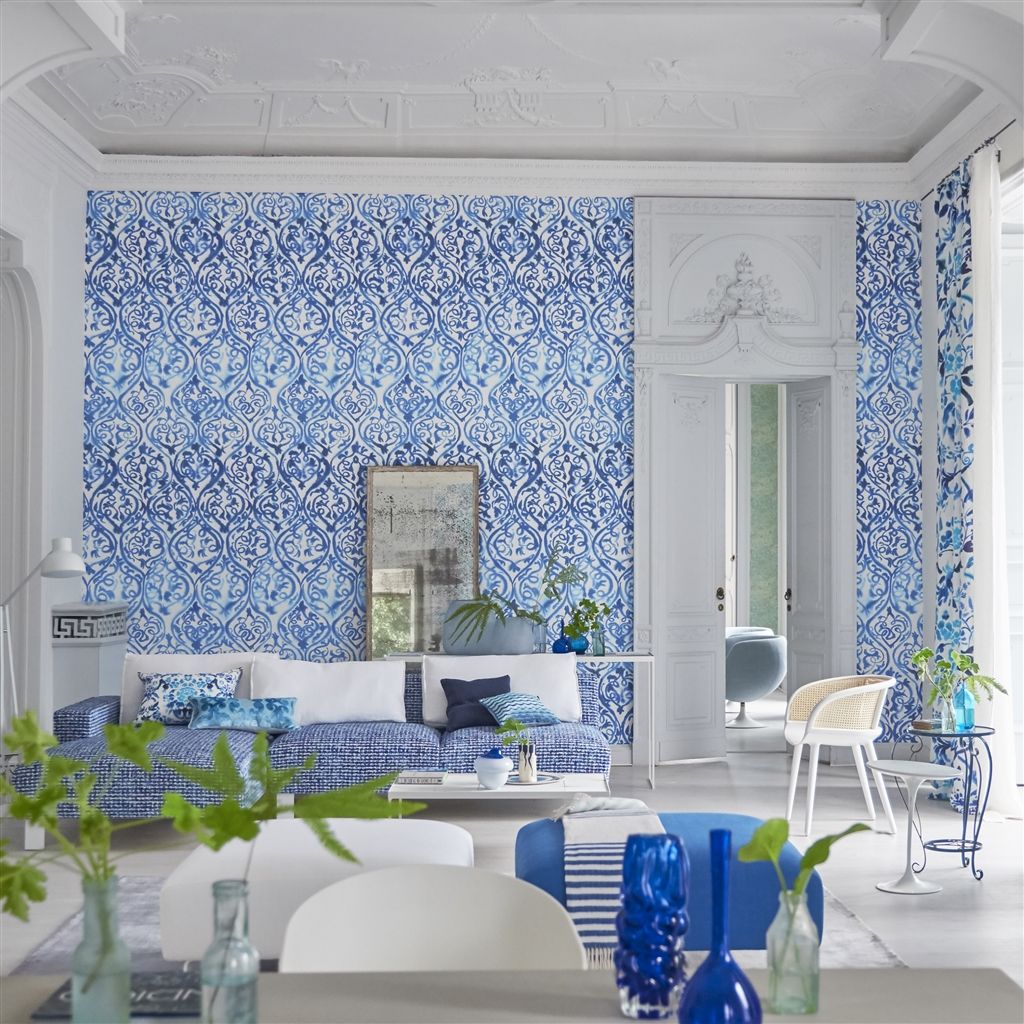 Arabesque Cobalt (Scenes and Murals)