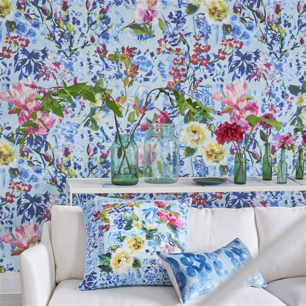 Majolica Cornflower (Scenes and Murals)