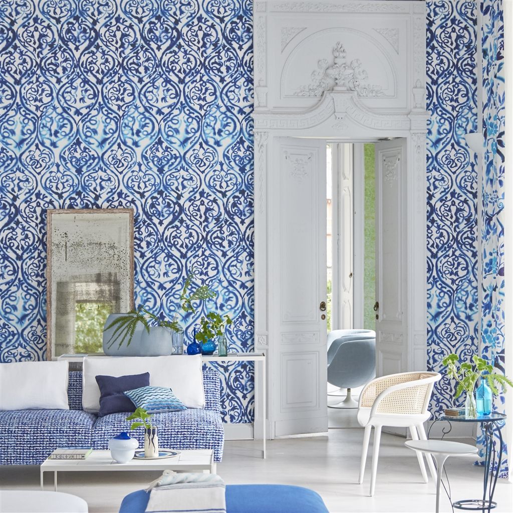 Arabesque Cobalt (Scenes and Murals)
