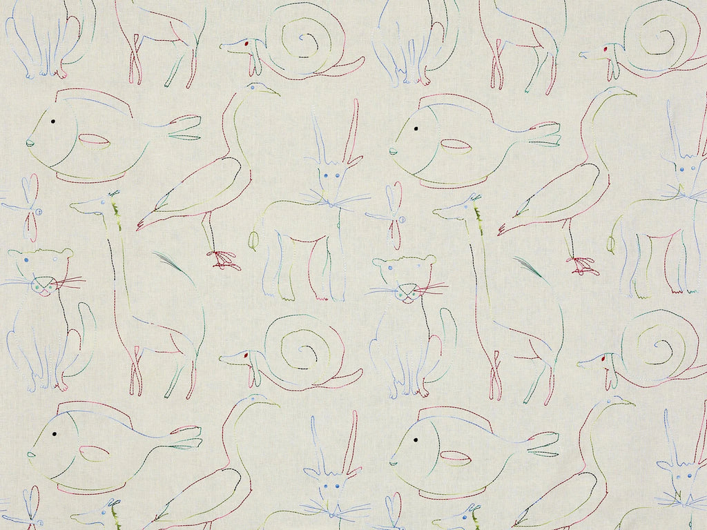 Bestiaire enchante Multicolore - Dessine Moi Un Mur !