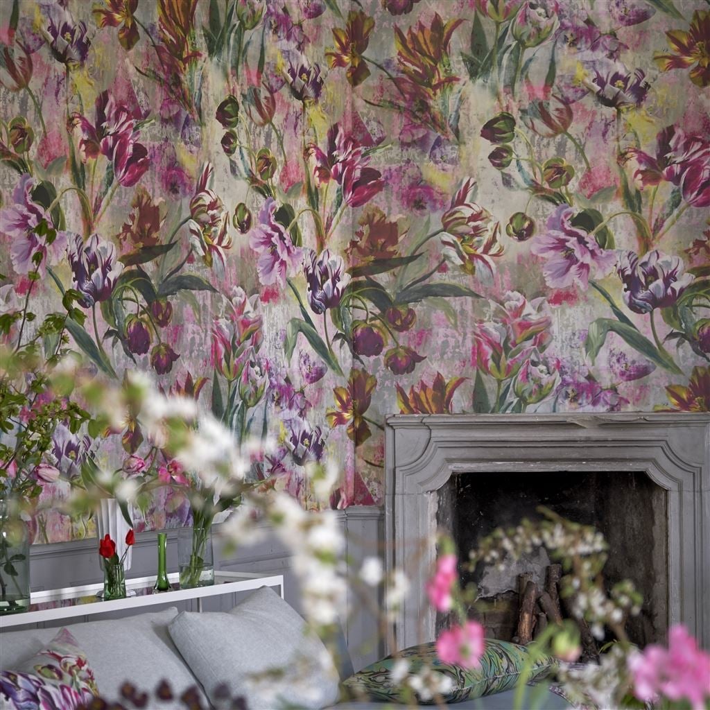 Tulipa Stellata Fuchsia (Scenes and Murals)