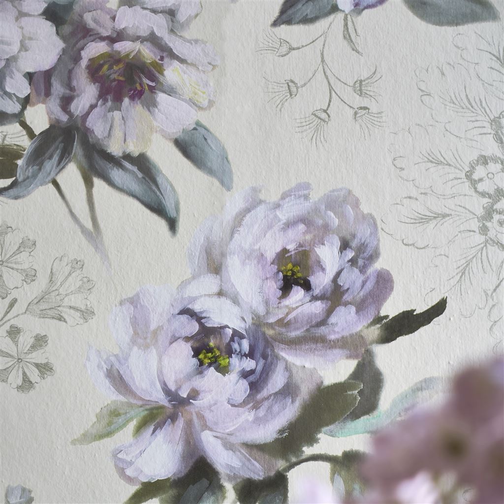 Victorine Vanilla (The Edit - Flowers Wallpaper Volume I)