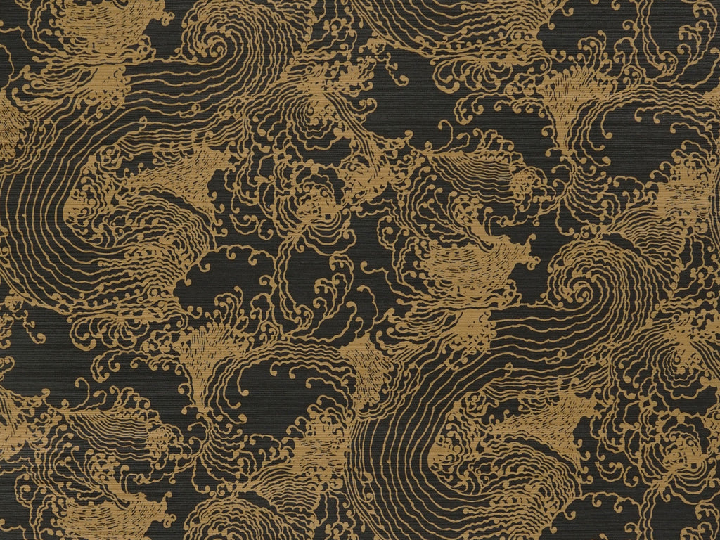 FLOWING WAVES WALLCOVERING (ORIENTAL ODYSSEY WALLCOVERINGS)