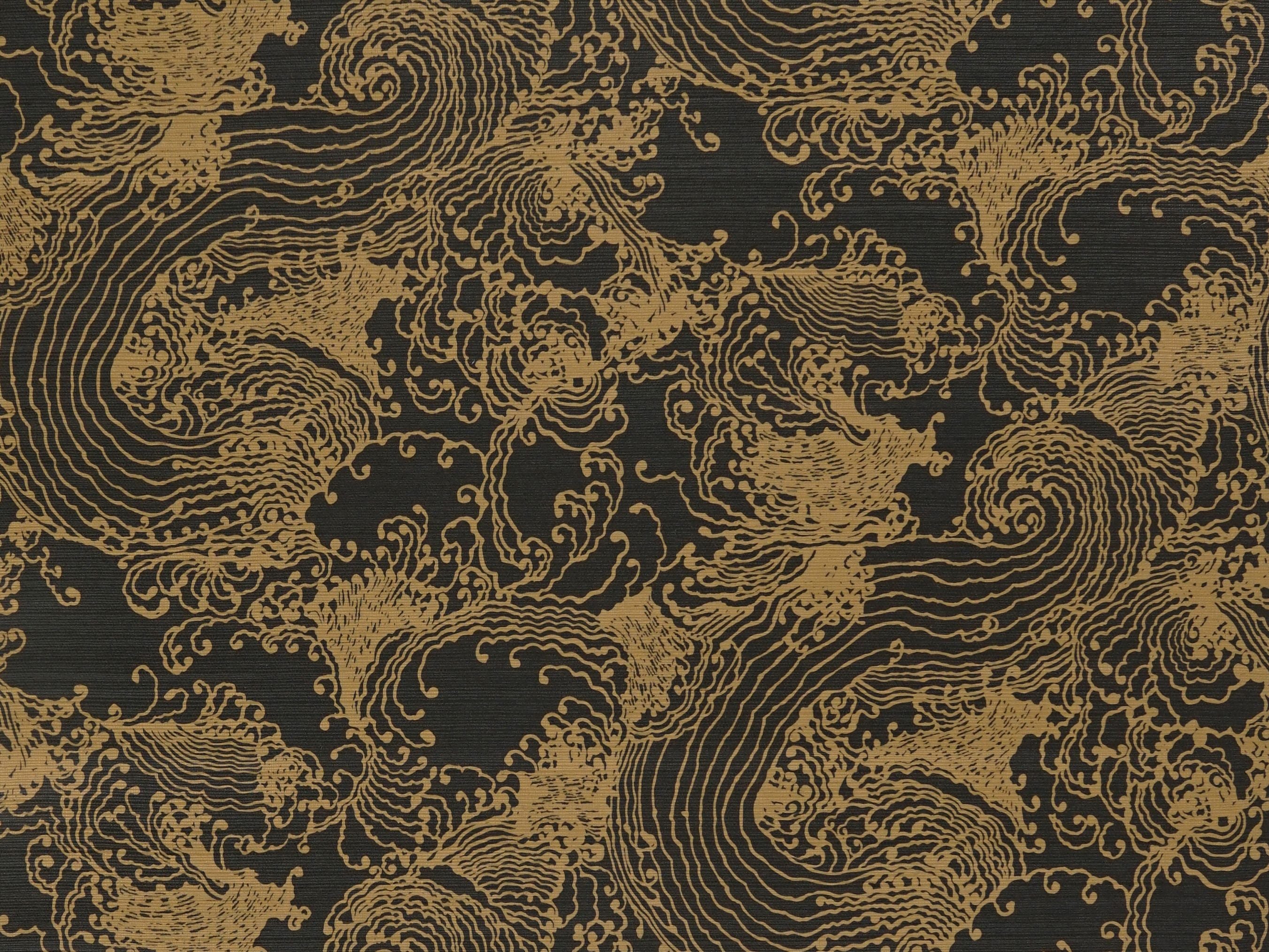 FLOWING WAVES WALLCOVERING (ORIENTAL ODYSSEY WALLCOVERINGS)