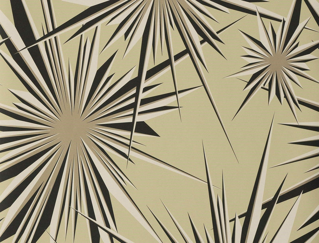 GOLDEN SUNBURST WALLPAPER (Duquette's Dawnridge Wallcovering)