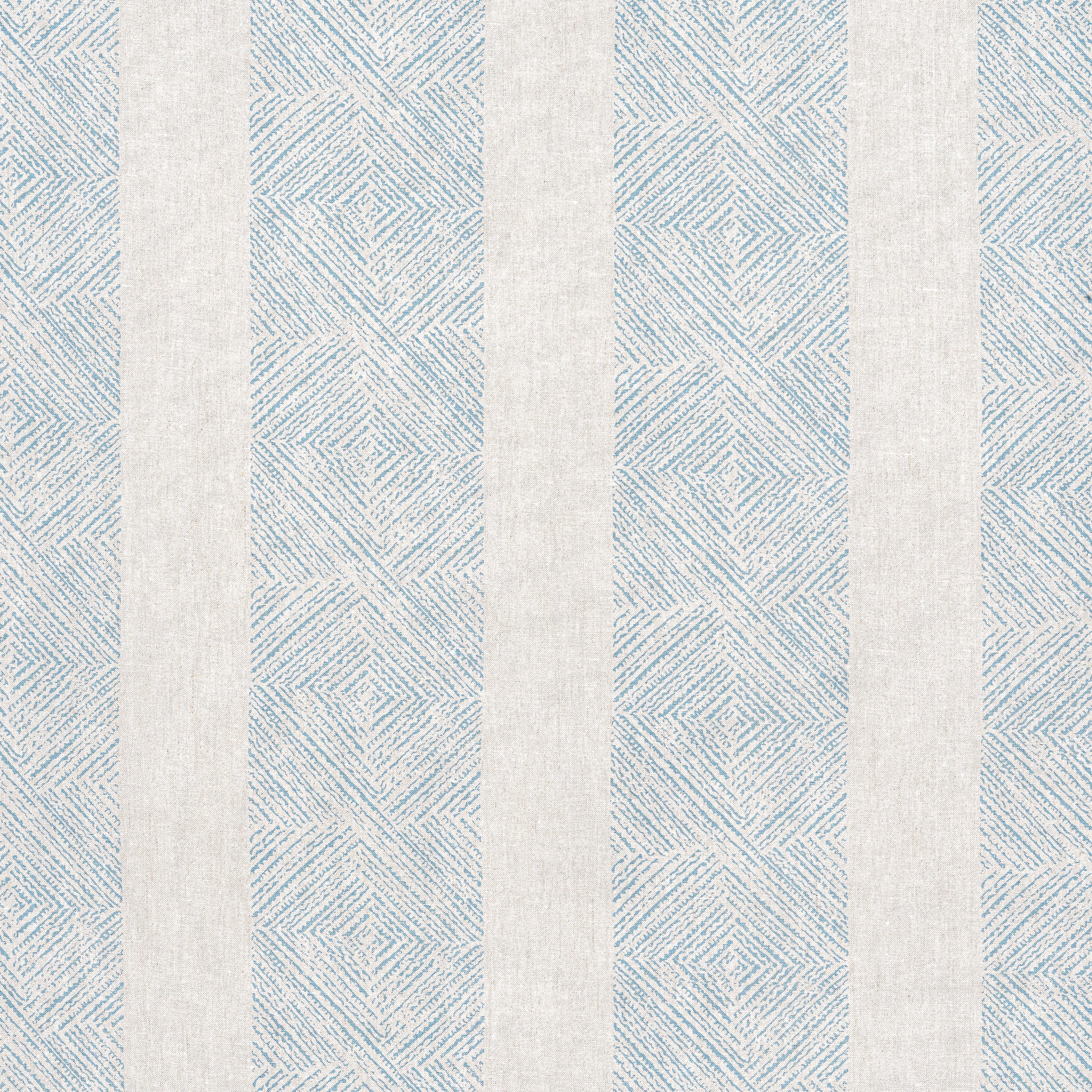 CLIPPERTON STRIPE - Blue on Natural
