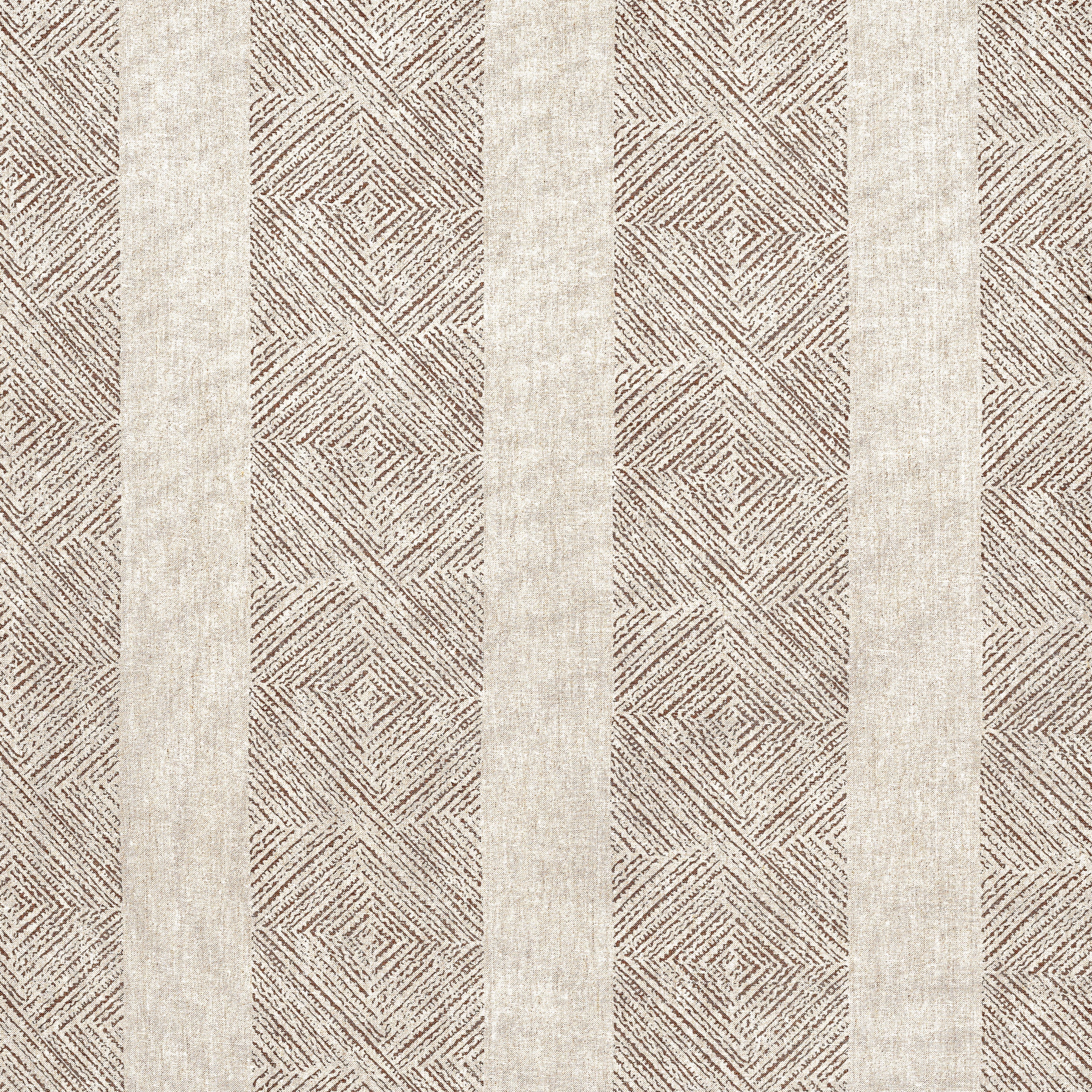 CLIPPERTON STRIPE - Brown on Natural