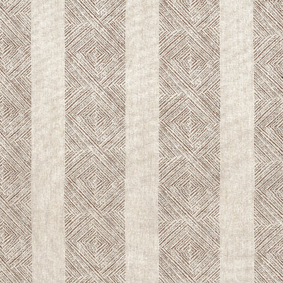 CLIPPERTON STRIPE - Brown on Natural