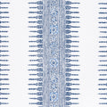 JAVANESE STRIPE - Navy and White