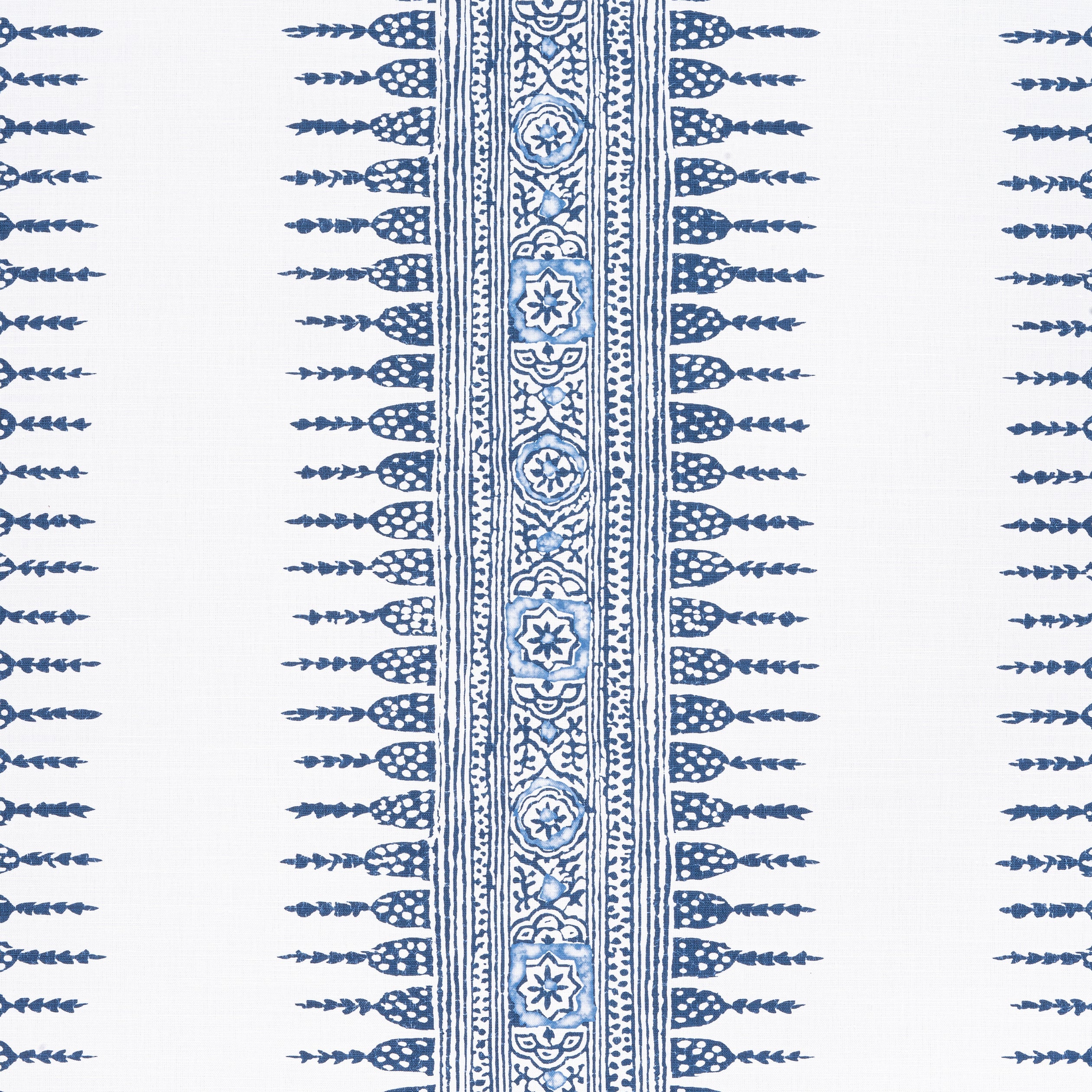 JAVANESE STRIPE - Navy and White