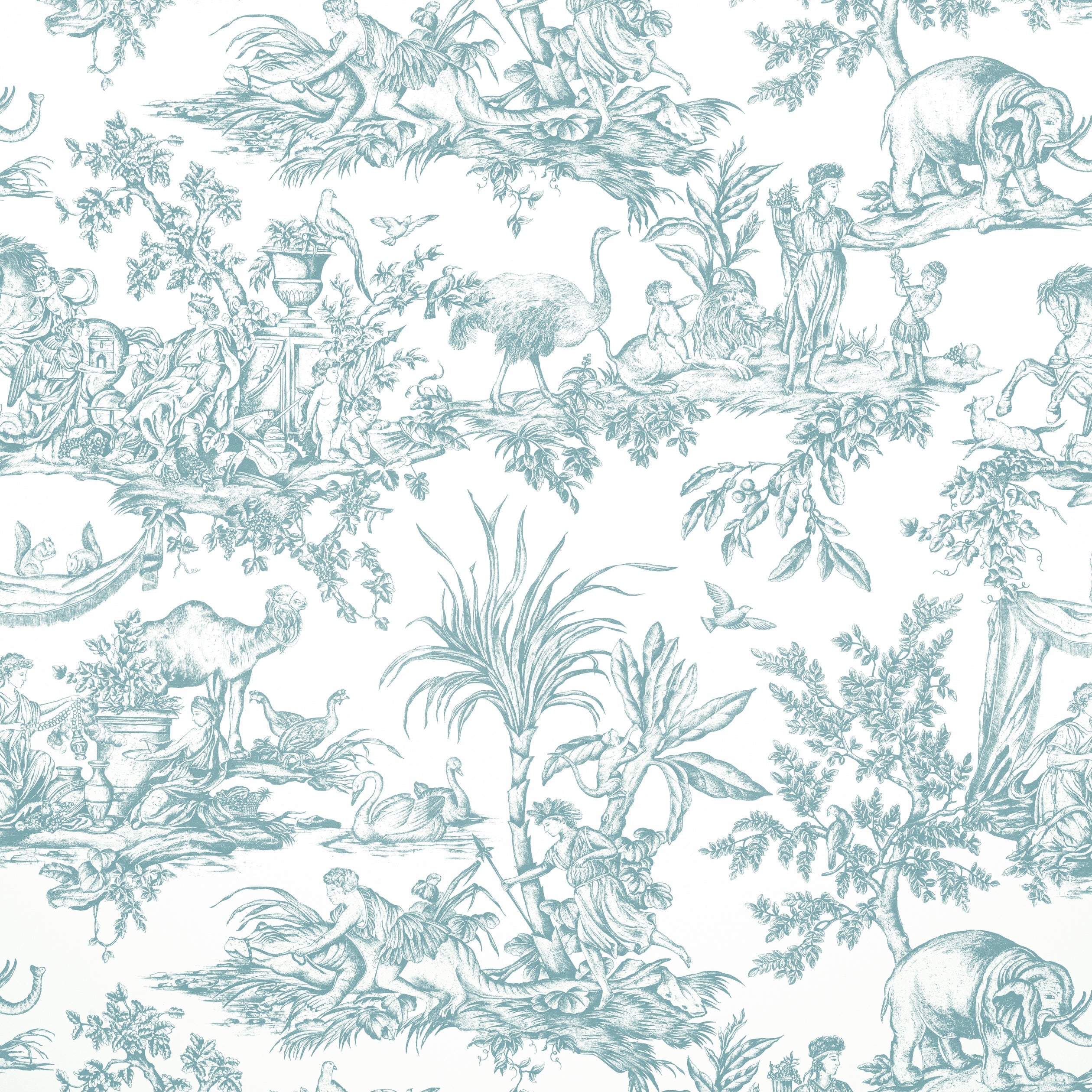 ANTILLES TOILE - Spa Blue