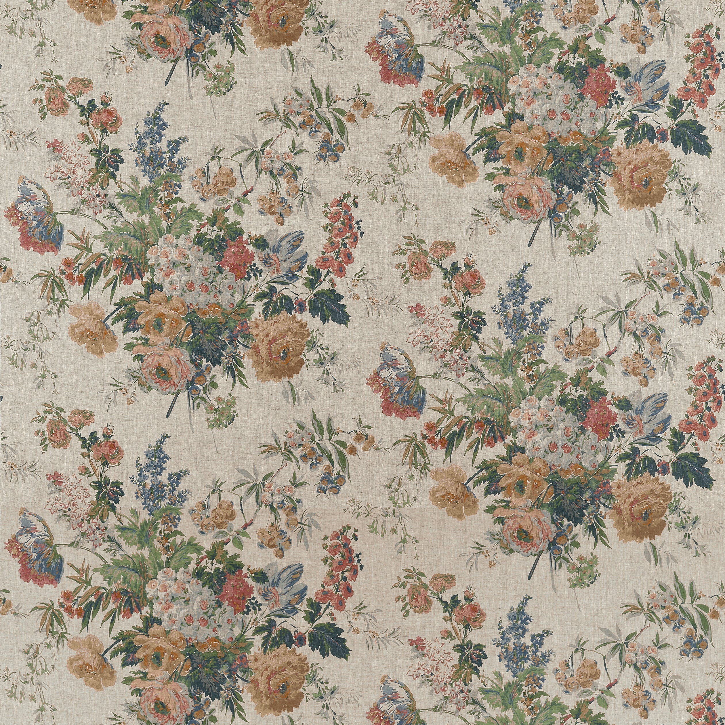 GARDEN CLUB - Apricot and Slate
