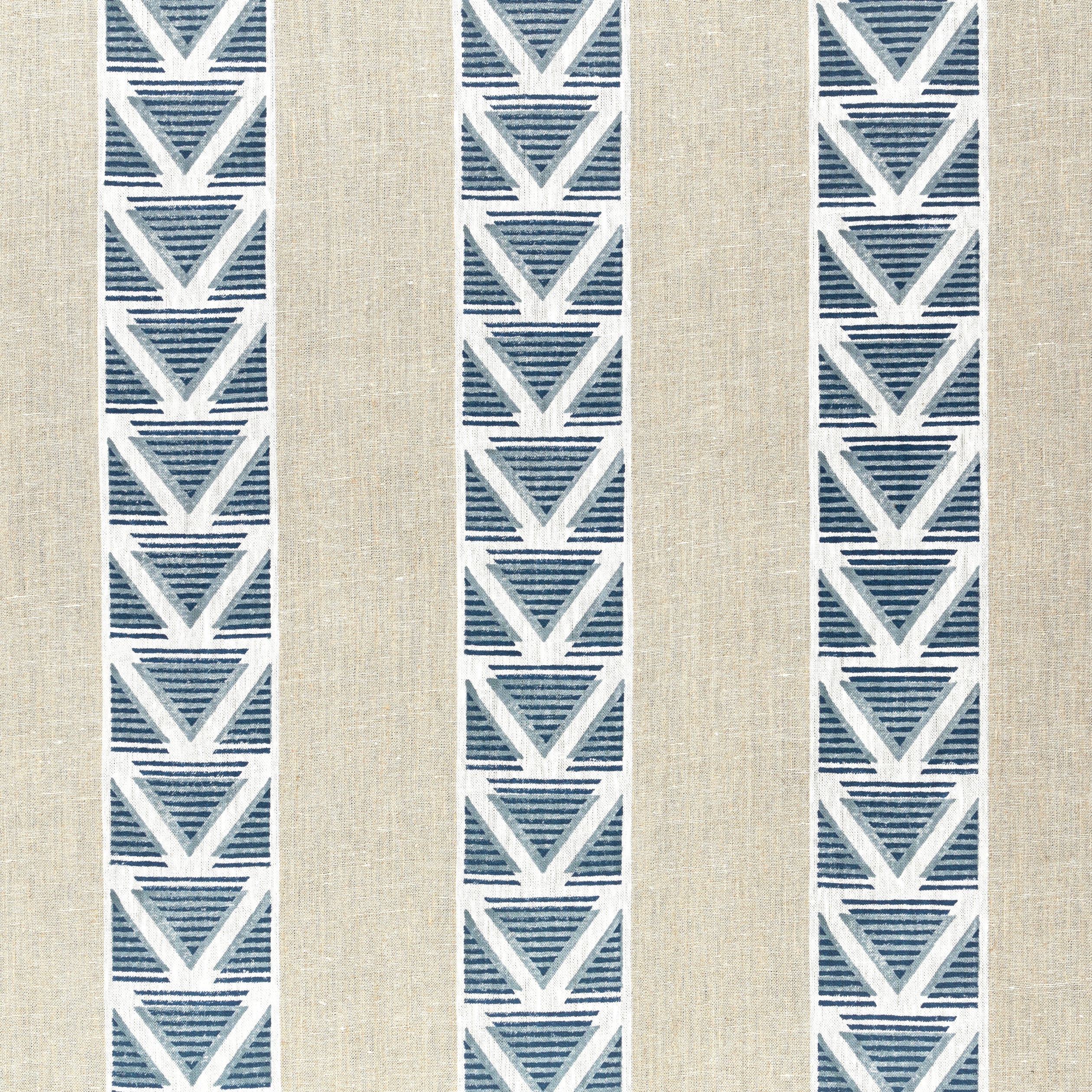 BURTON STRIPE - Linen and Navy