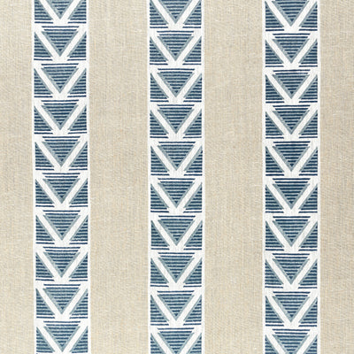 BURTON STRIPE - Linen and Navy