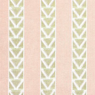 BURTON STRIPE - Blush and Green