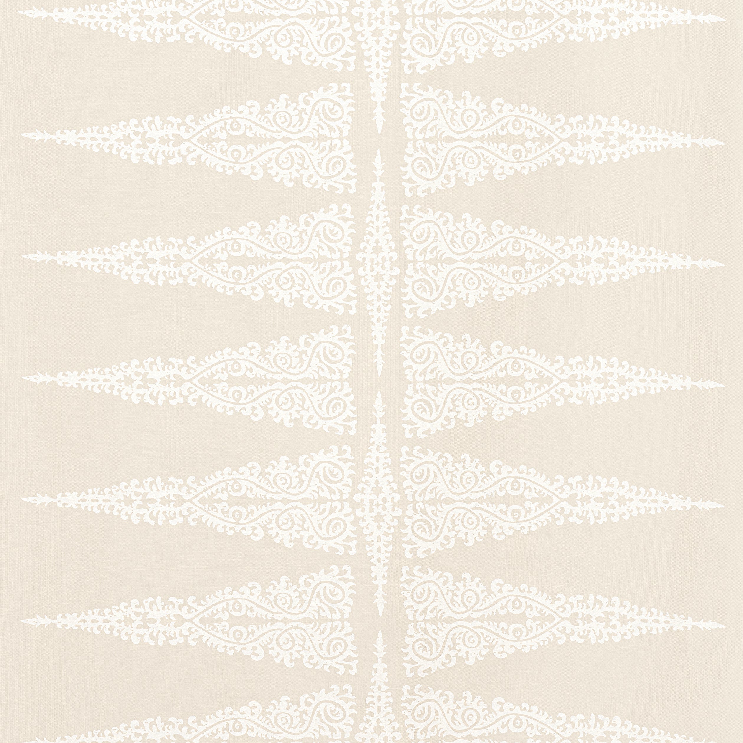 ELLERY STRIPE - White on Beige