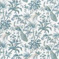 PEACOCK TOILE - Blue and Green