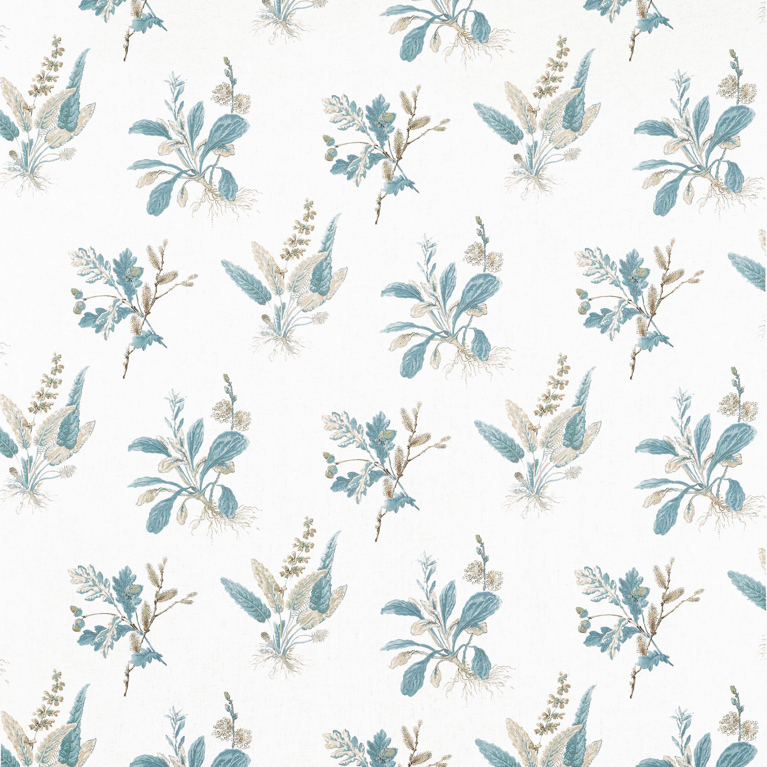 WOODLAND - Beige and Soft Blue