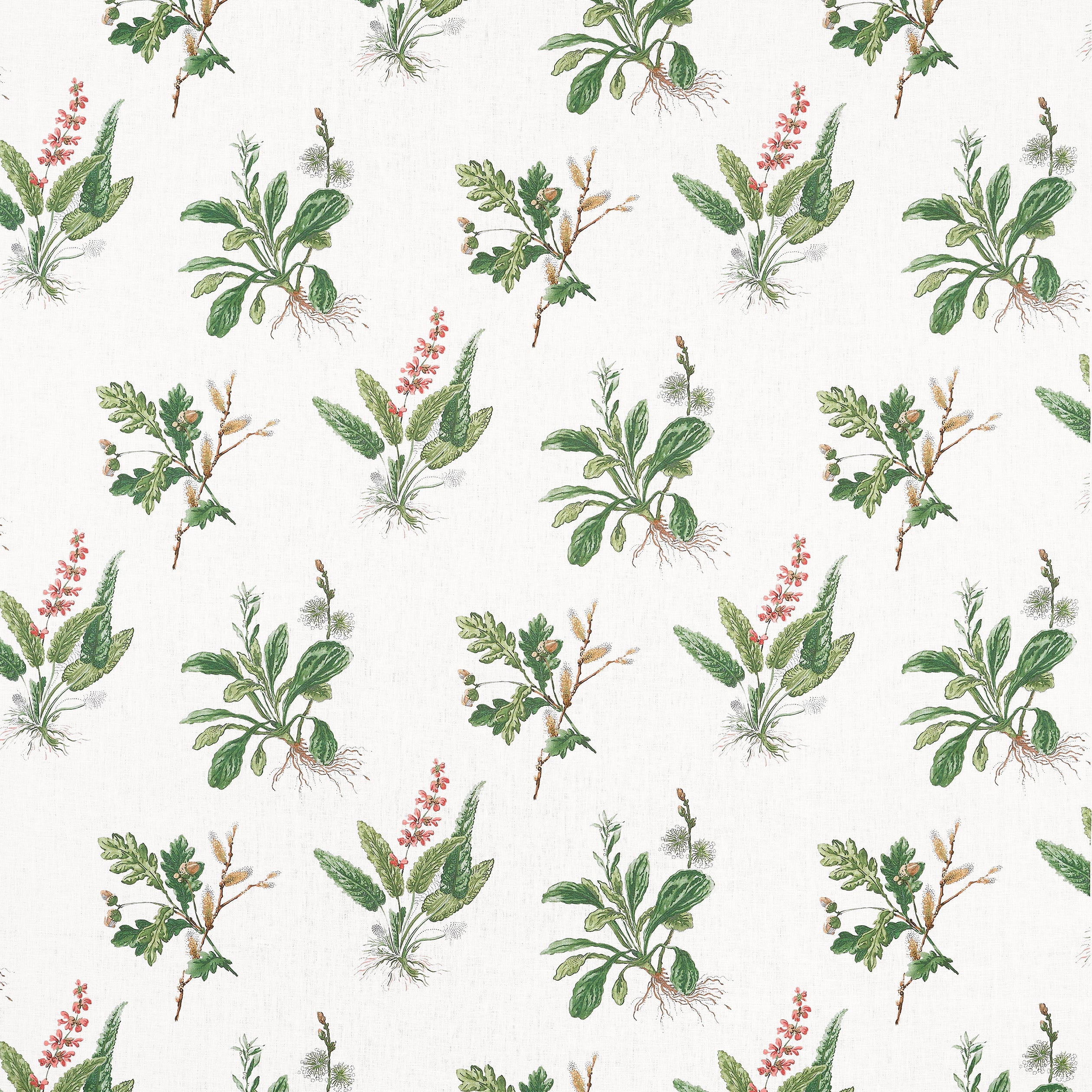 WOODLAND - Green and Blush