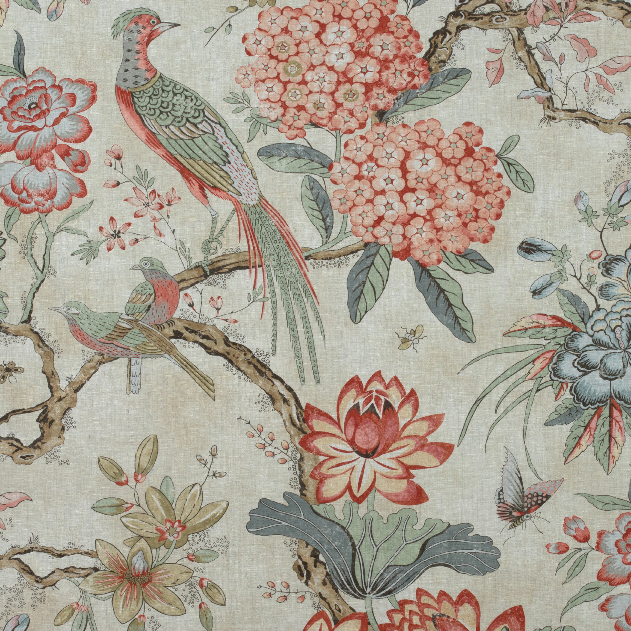 VILLENEUVE - Coral on Flax