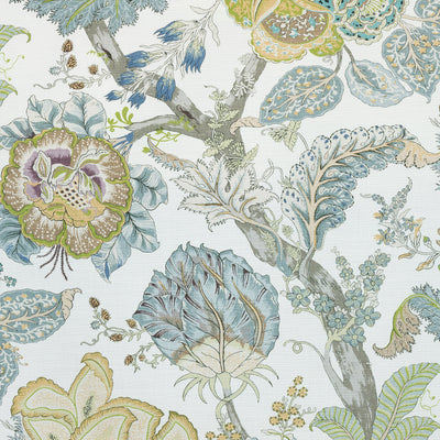 KALAMKARI - Yellow and Aqua