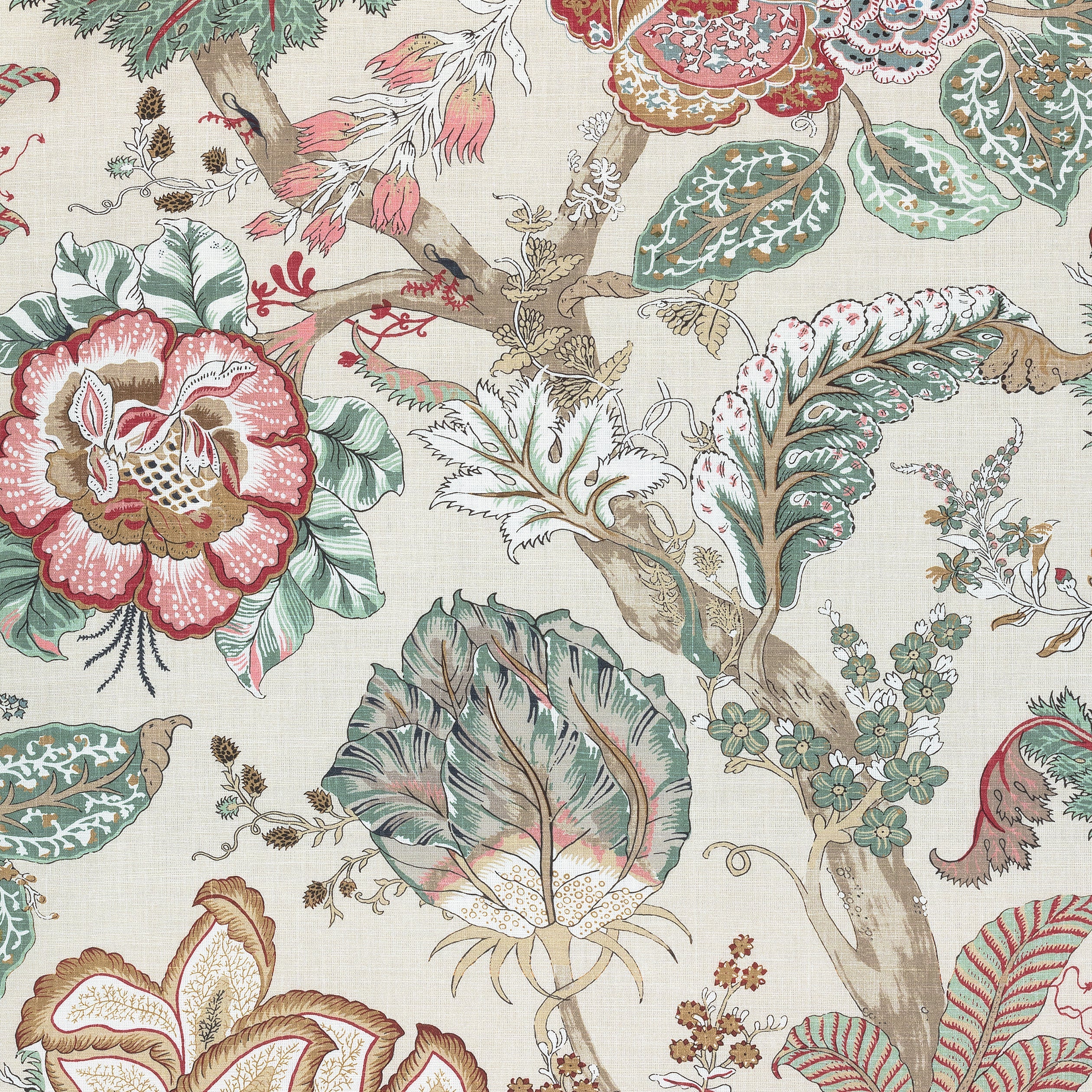 KALAMKARI - Red and Gold