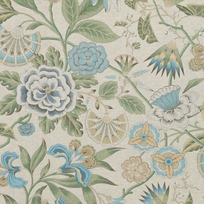 CLEO - Sky Blue and Green on Flax