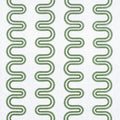 HERRIOT WAY EMBROIDERY - Green on White
