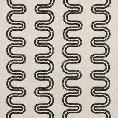HERRIOT WAY EMBROIDERY - Black on Flax