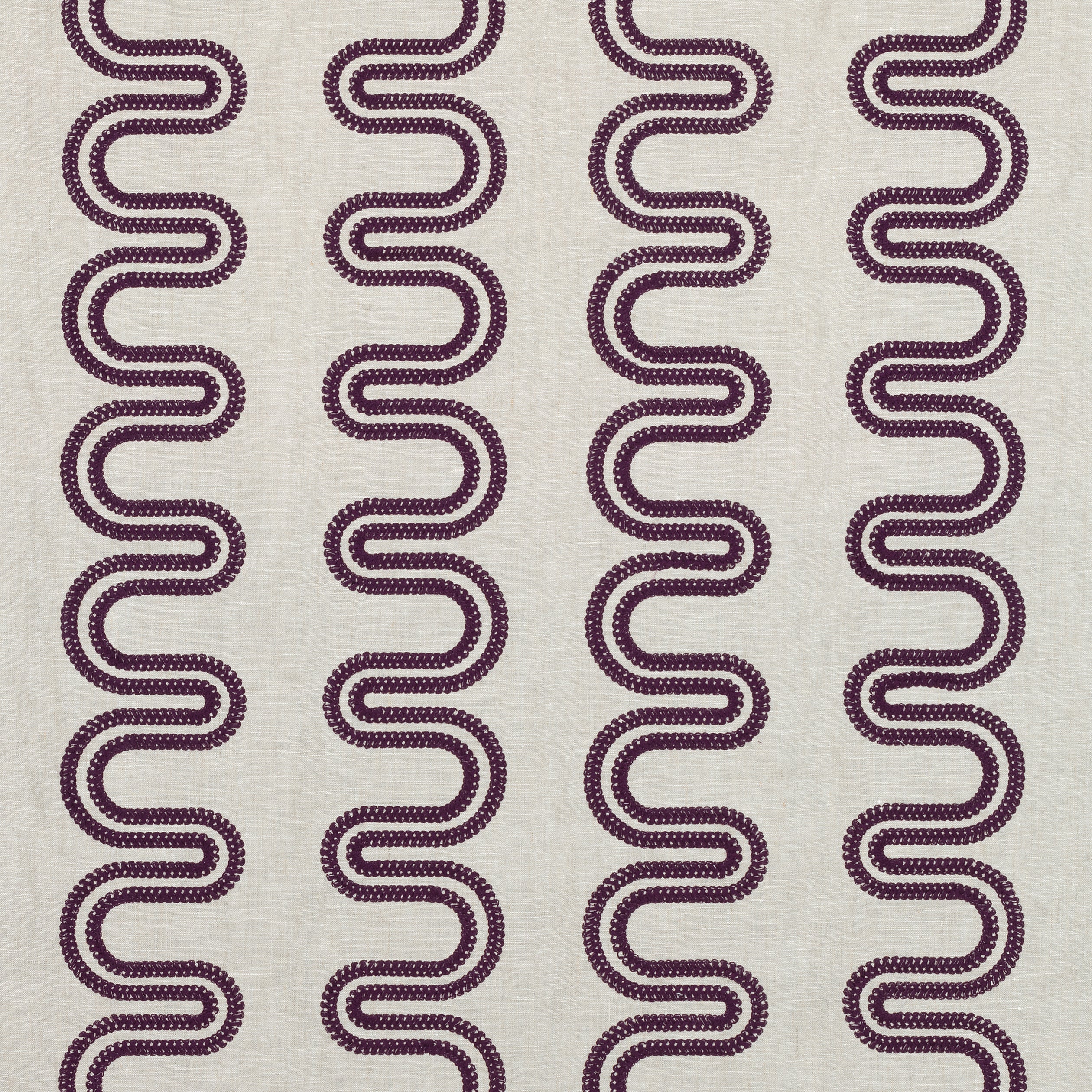 HERRIOT WAY EMBROIDERY - Plum and Flax