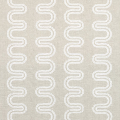 HERRIOT WAY EMBROIDERY - White on Flax