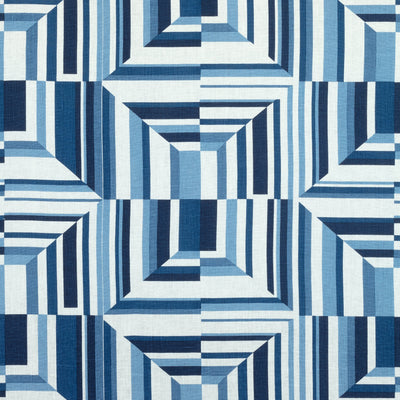 CUBISM - Navy on White
