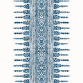 JAVANESE STRIPE - Navy and White