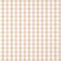 SAYBROOK CHECK - Pink and Beige