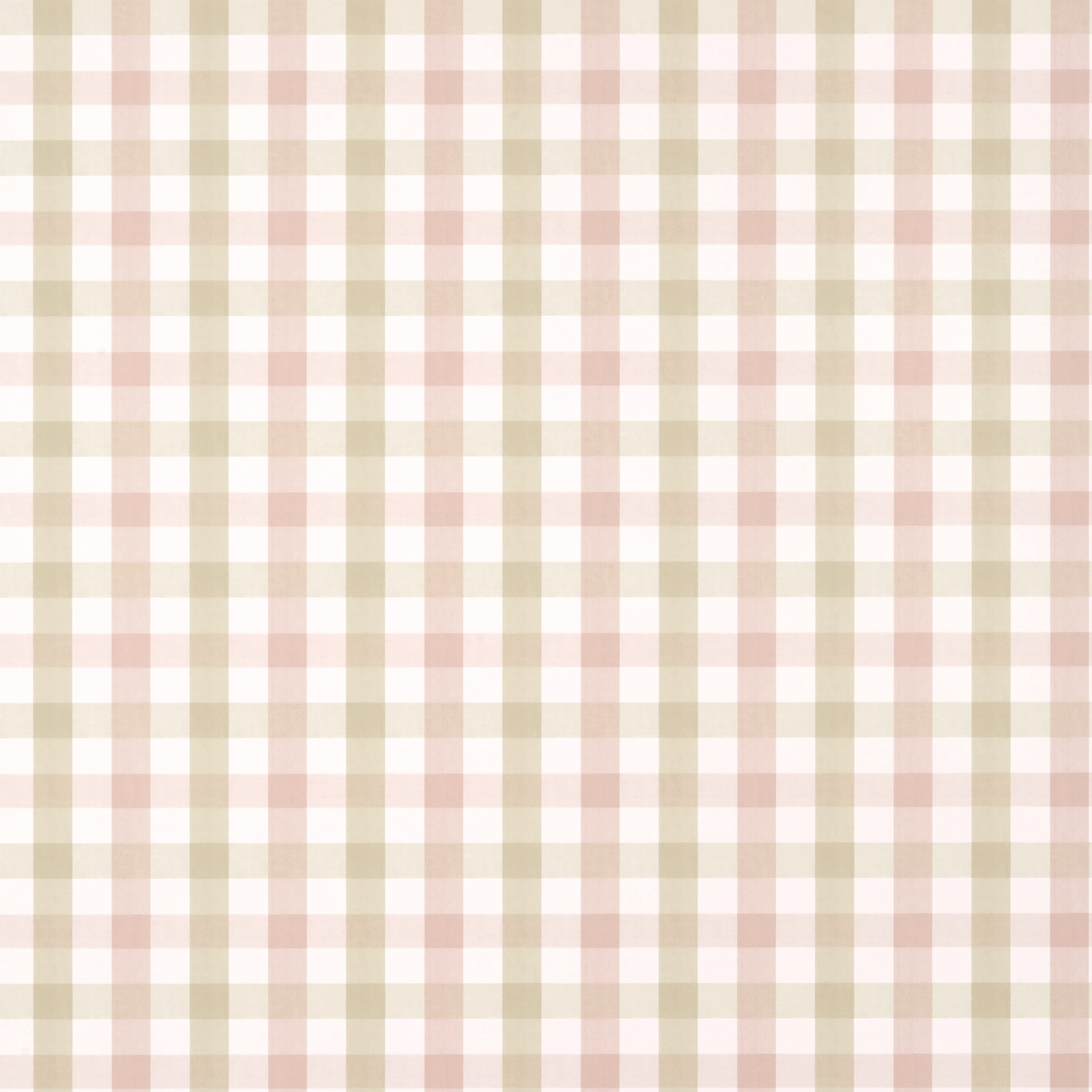 SAYBROOK CHECK - Pink and Beige