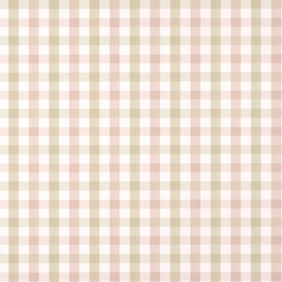 SAYBROOK CHECK - Pink and Beige