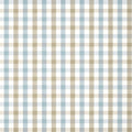 SAYBROOK CHECK - Spa Blue and Beige