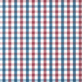 SAYBROOK CHECK - Red and Blue