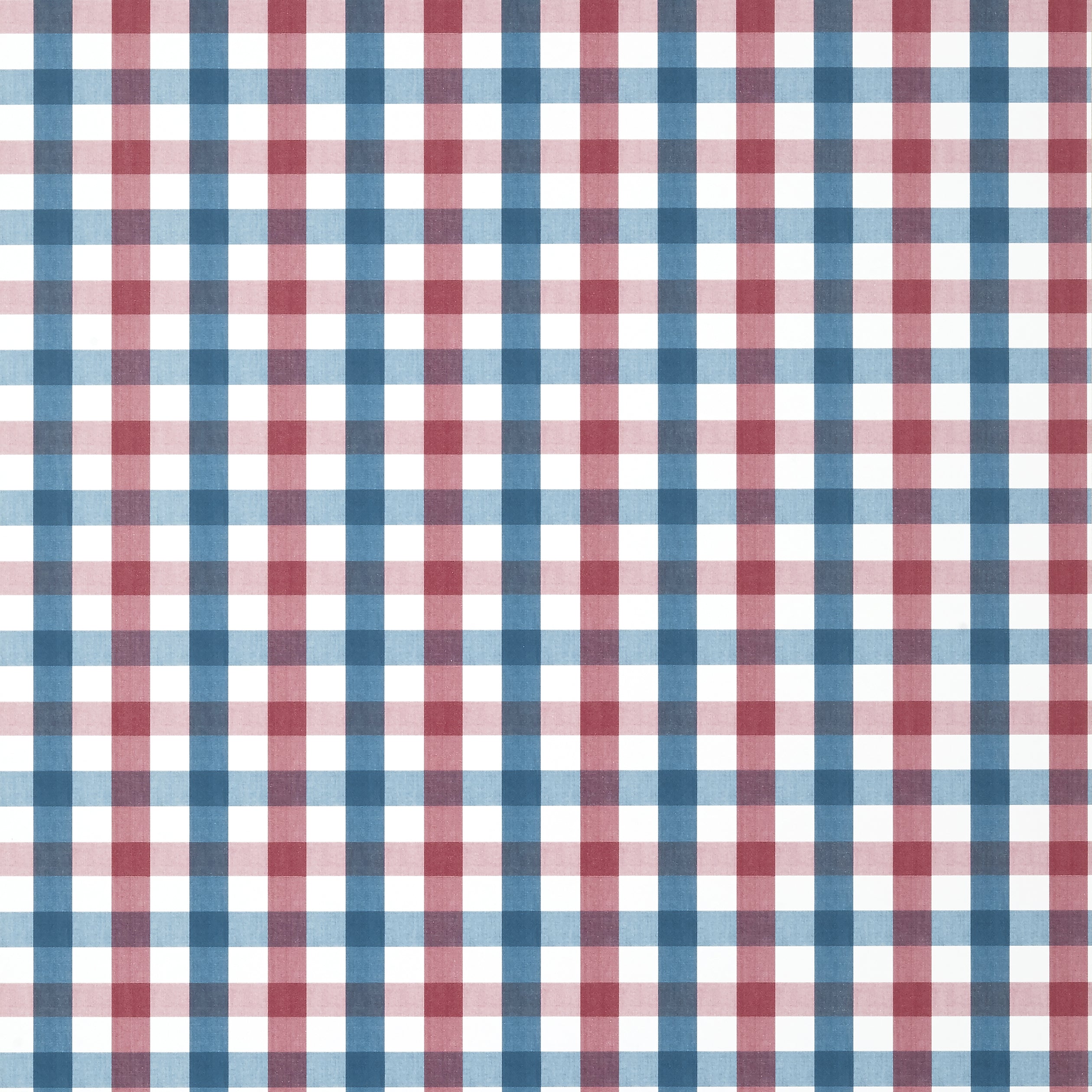 SAYBROOK CHECK - Red and Blue