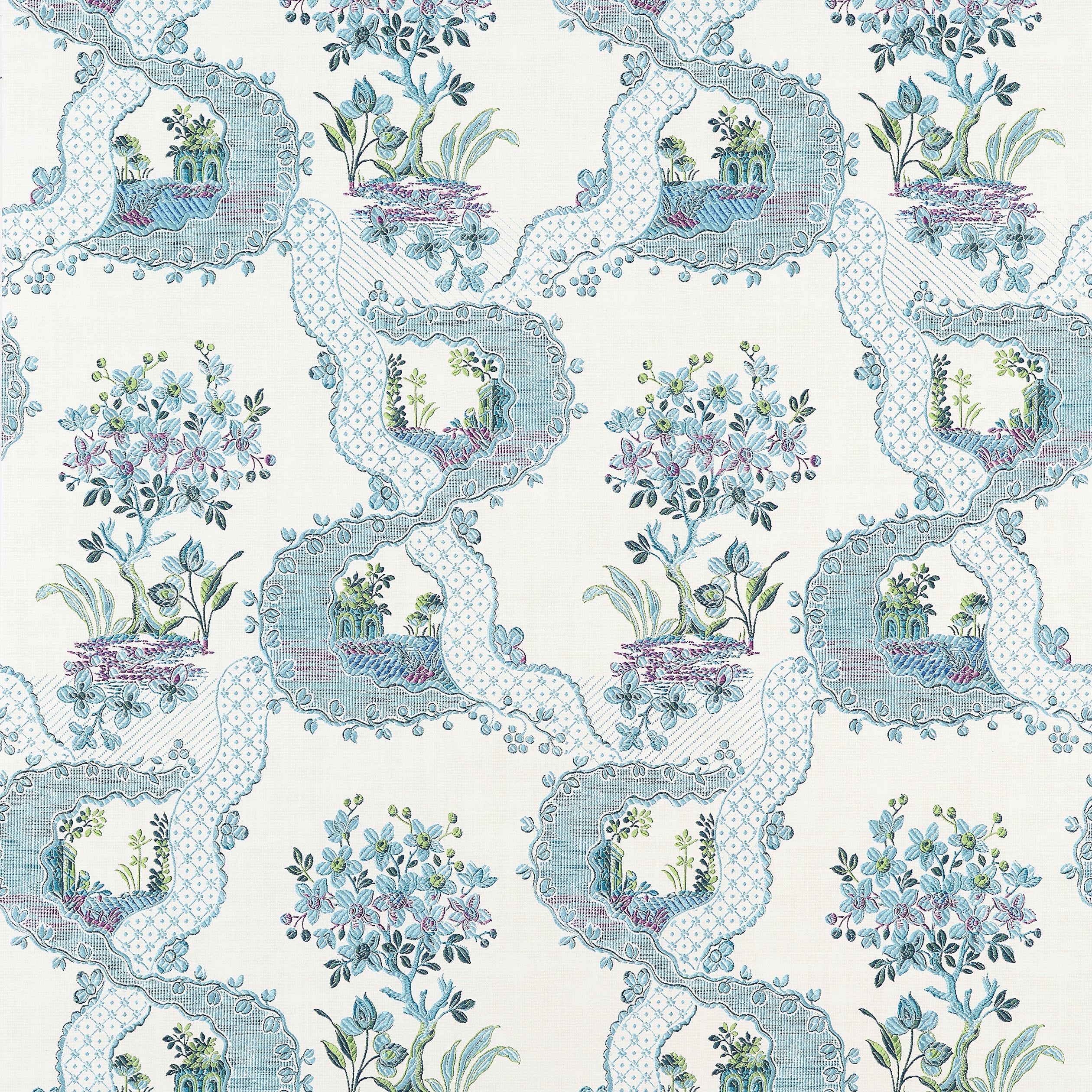 ANTOINETTE - Blue and Plum