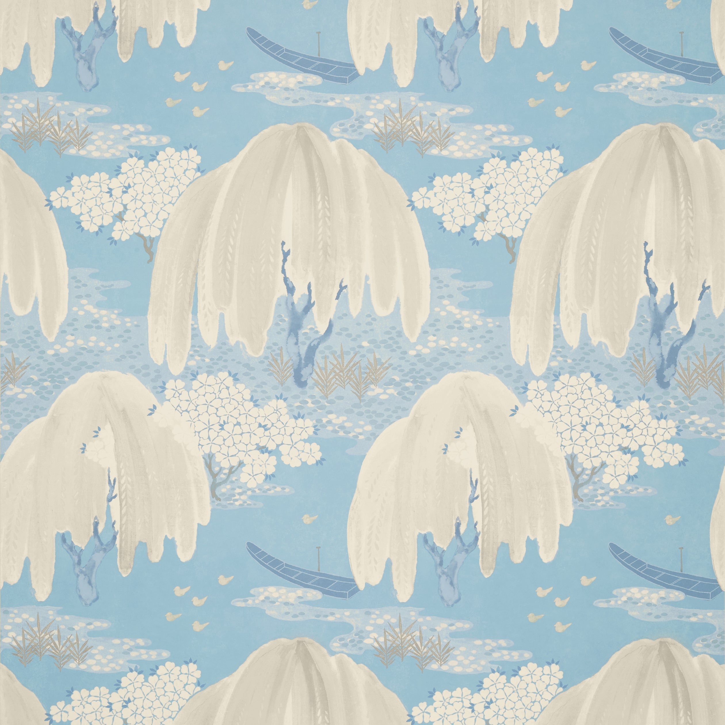 WILLOW TREE - Soft Blue