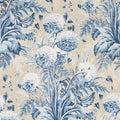 DAHLIA - Navy on Linen