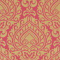 ANNETTE - Metallic Gold on Pink
